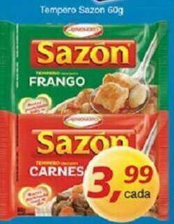 Supermercados Guanabara Tempero Sazon 60g oferta