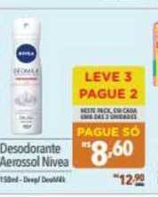 Supermercados Condor Desodorante Aerossol Nivea Leve 3 Pague 2 oferta