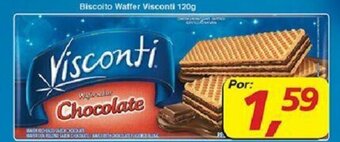 Supermercados Guanabara Biscoito Waffer Visconti 120g oferta