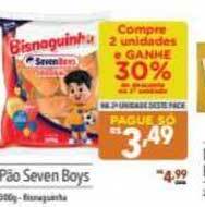 Supermercados Condor Pão Seven Boys oferta