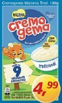 Supermercados Guanabara Cremogema Maizena Trad. 180g oferta