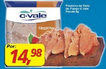 Supermercados Guanabara Filezinho de Peito de Frango C.Vale pacote 1kg oferta