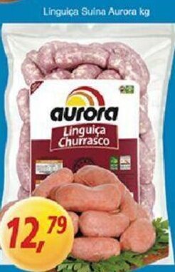 Supermercados Guanabara Linguica Suina Aurora 1kg oferta