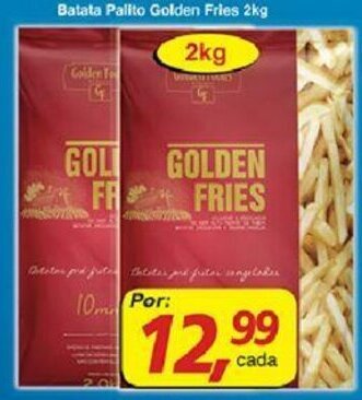 Supermercados Guanabara Batata Palito Golden Fries 2kg oferta