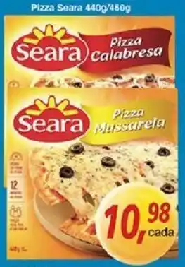 Supermercados Guanabara Pizza Seara sabores 440g/460g oferta