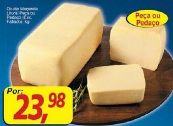 Supermercados Guanabara Queijo Mucarela Litoral peca pu pedaco 1kg oferta