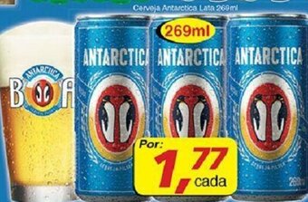 Supermercados Guanabara Cerveja Antarctica Lata 269ml oferta