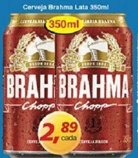 Supermercados Guanabara Cerveja Brahma Lata 350ml oferta