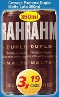 Supermercados Guanabara Cerveja Brahma Duplo Malte Lata 350ml oferta
