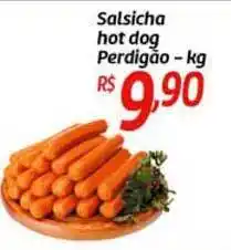 Comper Salsicha Hot Dog Perdigão 1kg oferta