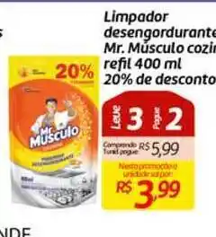 Comper Limpador Desengordurante Mr. Músculo Cozinha Refil 400 Ml 20% De Desconto Leve 3 Pague 2 oferta