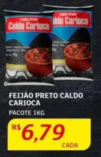 Assaí Atacadista FEIJÃO PRETO CALDO CARIOCA PACOTE 1KG oferta