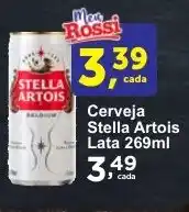 Rossi Supermercado Cerveja Stella Artois Lata 269ml oferta