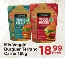 Rossi Supermercado Mix Veggie Burguer Terrano Carne 160g oferta