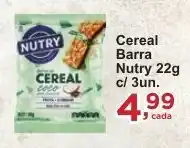 Rossi Supermercado Cereal Barra Nutry 22g c/ 3un. oferta