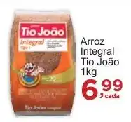 Rossi Supermercado Arroz Integral Tio João 1kg oferta