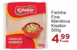 Rossi Supermercado Farinha Fina Mandioca Kisabor 500g oferta