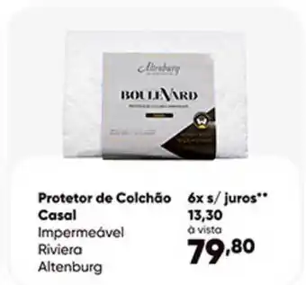 Protetor De Colachão Casal Impermeável Riviera Altenburg