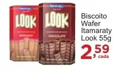 Rossi Supermercado Biscoito Wafer Itamaraty Look 55g oferta