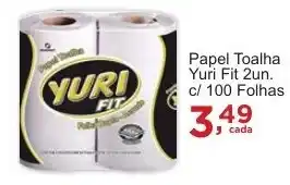 Rossi Supermercado Papel Toalha Yuri Fit 2un. c/ 100 Folhas oferta