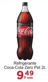Rossi Supermercado Refrigerante Coca-Cola Zero Pet 2L oferta