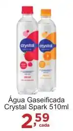 Rossi Supermercado Água Gaseificada Crystal Spark 510ml oferta