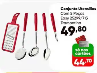 Zaffari Conjunto Untesilios Com 5 Peças Easy 25299-713 Tramontina oferta