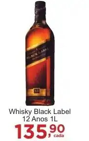 Rossi Supermercado Whisky Black Label 12 Anos 1L oferta