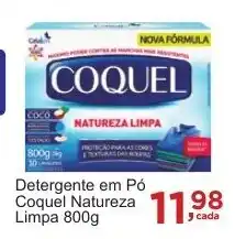 Rossi Supermercado Detergente em Pó Coquel Natureza Limpa 800g oferta