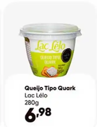 Queijo Tipo Quark Lac Lélo 280g