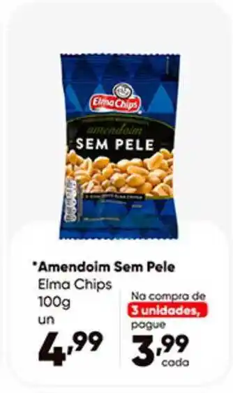Zaffari Amendoim Sem Pele Elma Chips 100g oferta