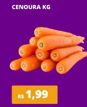 Violeta Supermercados Cenoura 1kg oferta