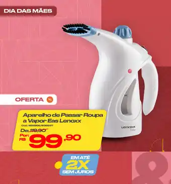 Aparelho de Passar Roupa a Vapor Eas Lenoxx
