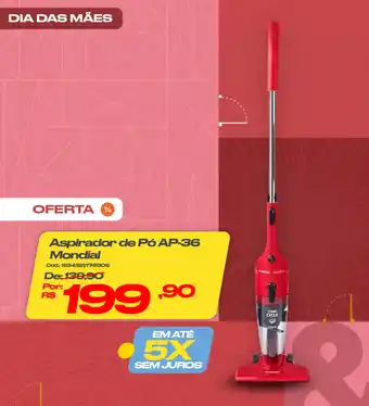 Casa e Vídeo Aspirador de Pó AP-36 Mondial oferta