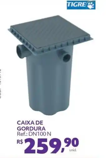 Telhanorte CAIXA DE GORDURA Ref.: DN100 N oferta