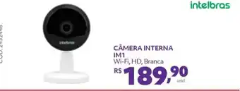 CÂMERA INTERNA IM1 Wi-Fi, HD, Branca