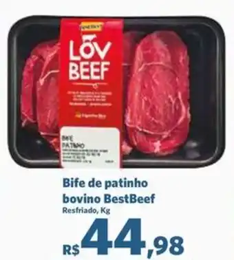 Sam's Club Bife de patinho bovino BestBeef Resfriado, Kg oferta