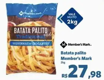 Sam's Club Batata palito Member's Mark 2kg oferta