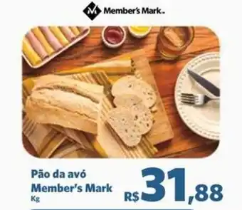 Sam's Club Pão da avó Member's Mark Kg oferta