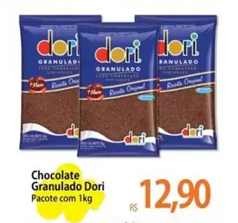 Atacadão Chocolate Granulado Dori Pacote com 1kg oferta