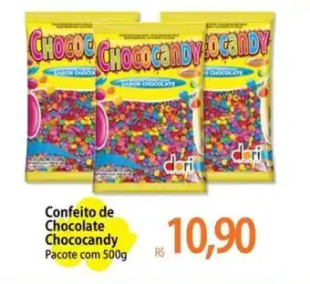 Atacadão Confeito de Chocolate Chococandy Pacote com 500g oferta