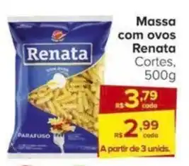 Carrefour Massa com ovos Renata Cortes, 500g oferta