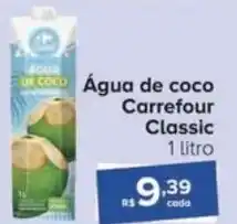 Carrefour Agua de coco Carrefour Classic 1 Litro oferta