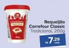 Carrefour Requeijão Carrefour Classic Tradicional, 200g oferta