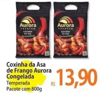 Atacadão Coxinha da Asa de Frango Aurora Congelada Temperada Pacote com 800g oferta