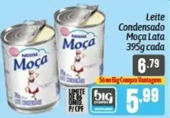 Supermercados Big Compra Leite condensado Moca lata 395g cada oferta