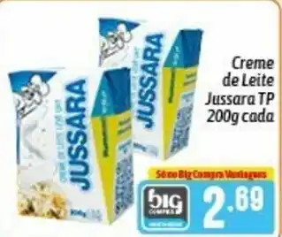 Creme de leite Jussara 200g cada