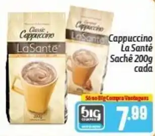 Supermercados Big Compra Cappuccino La Sante sache 200g cada oferta