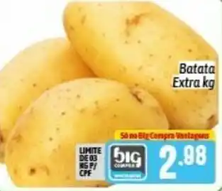 Supermercados Big Compra Batata Extra 1kg oferta