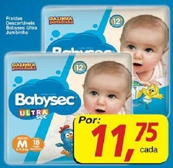 Supermercados Guanabara Fraldas Descartaveis Babysec Ultra Jumbinho oferta